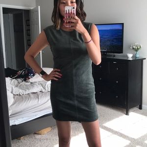 BCBG suede dress!